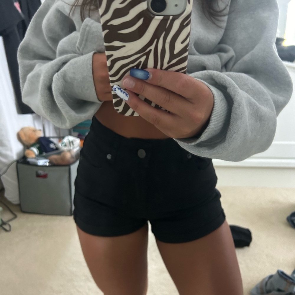 Aeropostale Black Jean Shorts
